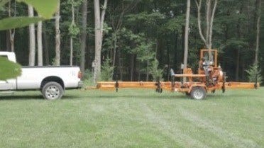 Wood-Mizer portable sawmill easy transport